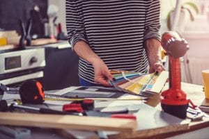 Kitchen renovation in rental property